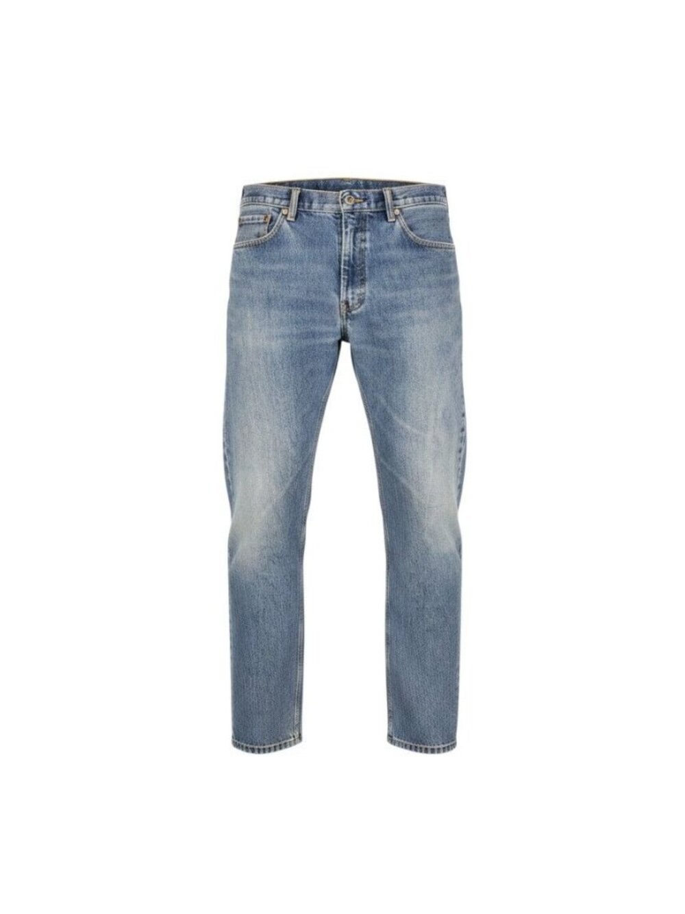 Levis 505 Jeans W38 L32 Distressed Light Wash Denim